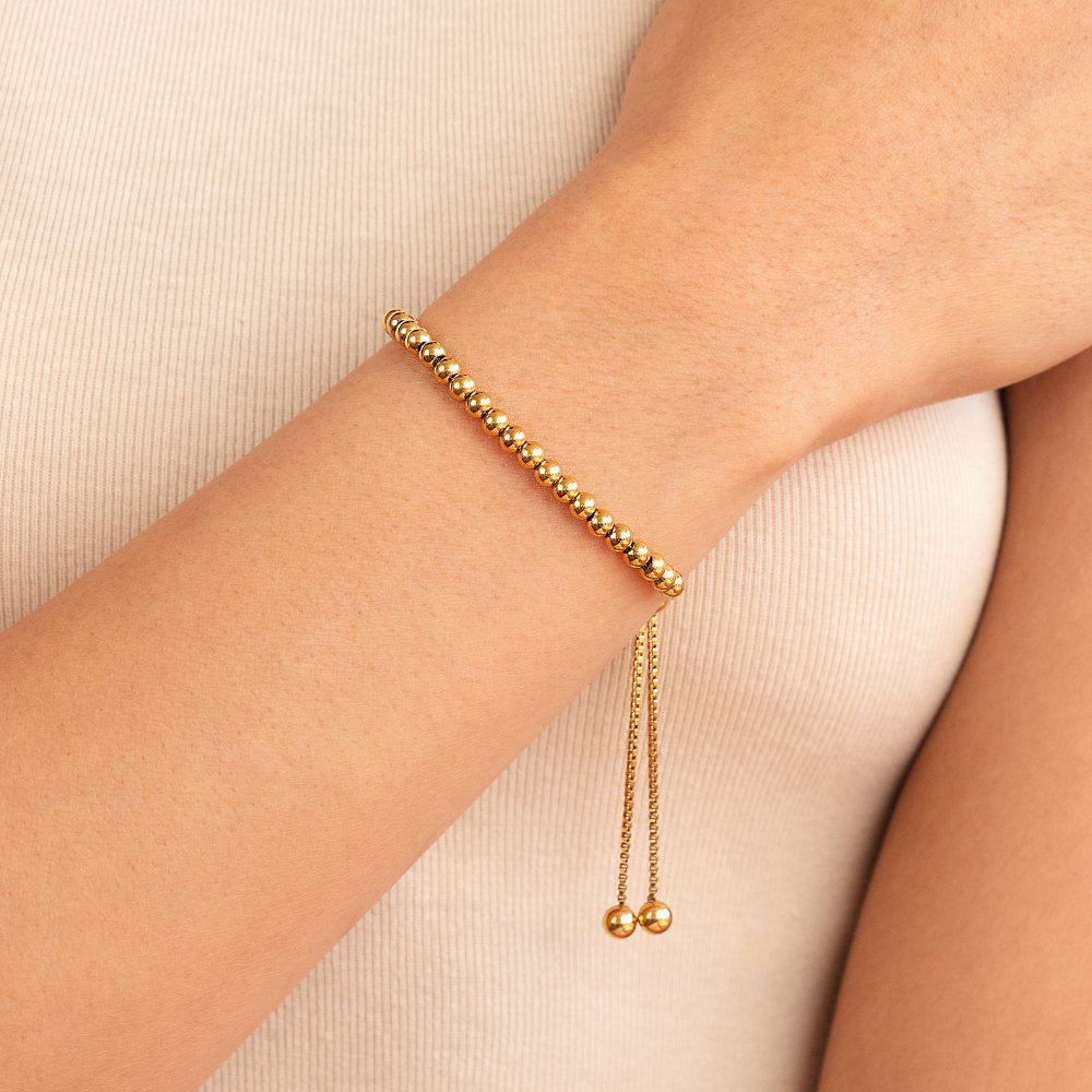 Nila – Gouden armband met parels