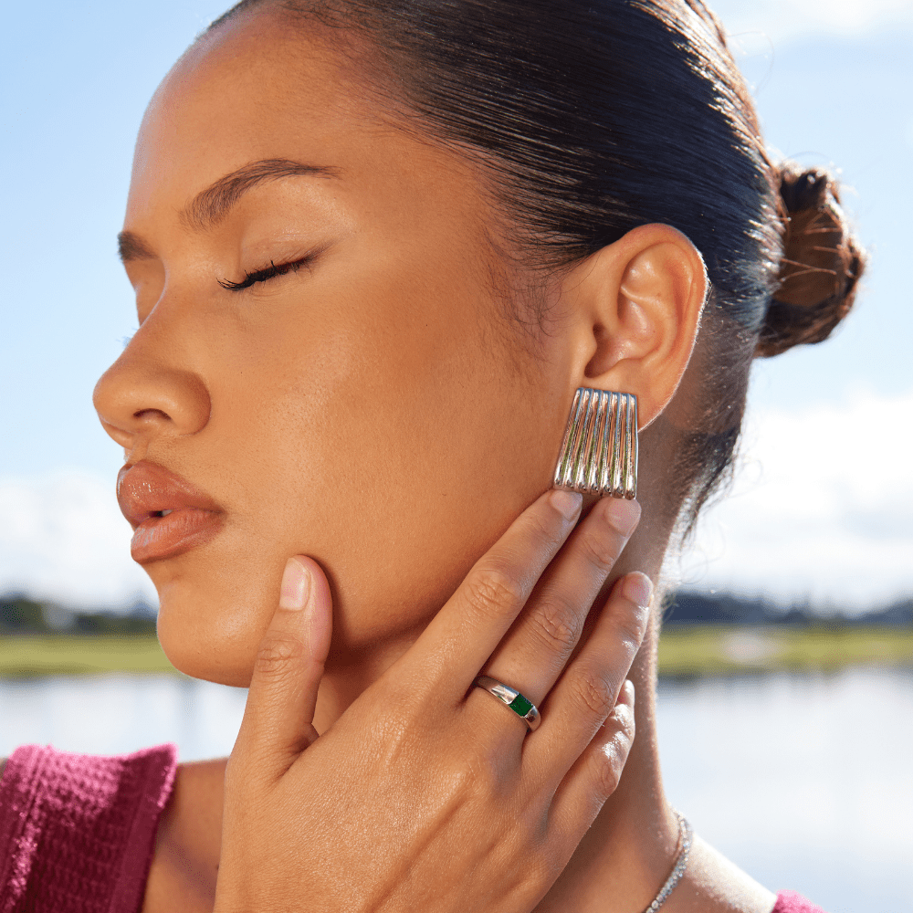 Nova – Zilveren Oorbellen