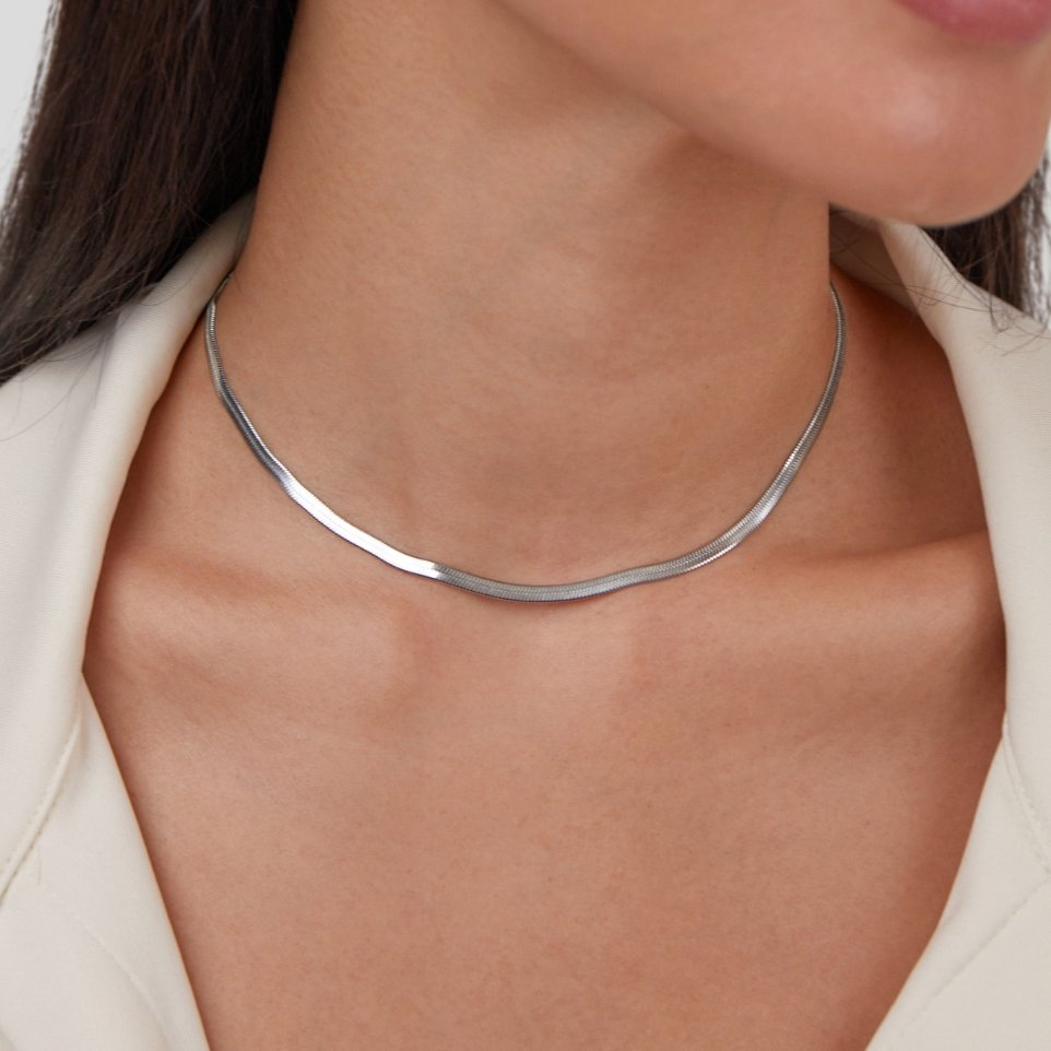 Sarya – Zilveren Slangenketting
