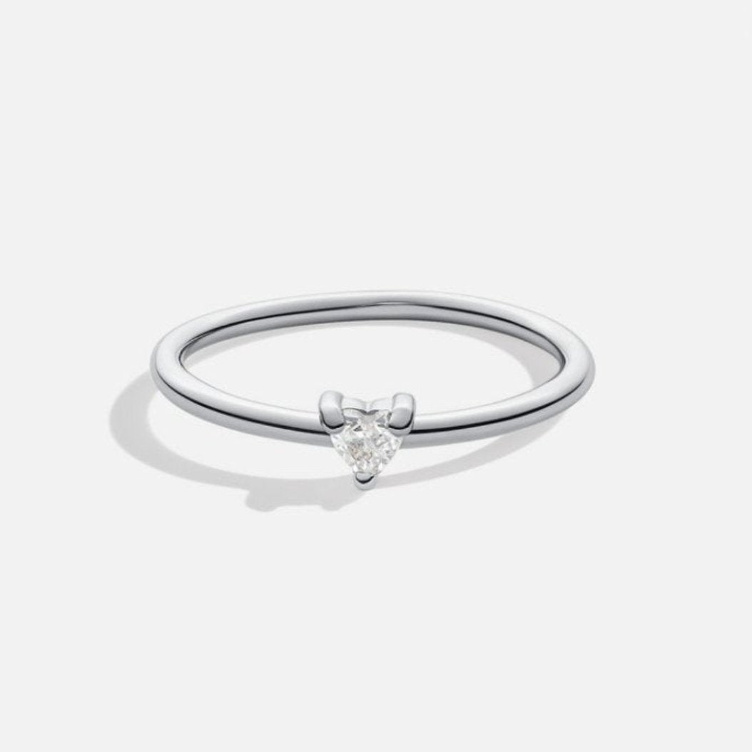 ‘Small Love’– Kristallen Hartvormige Ring