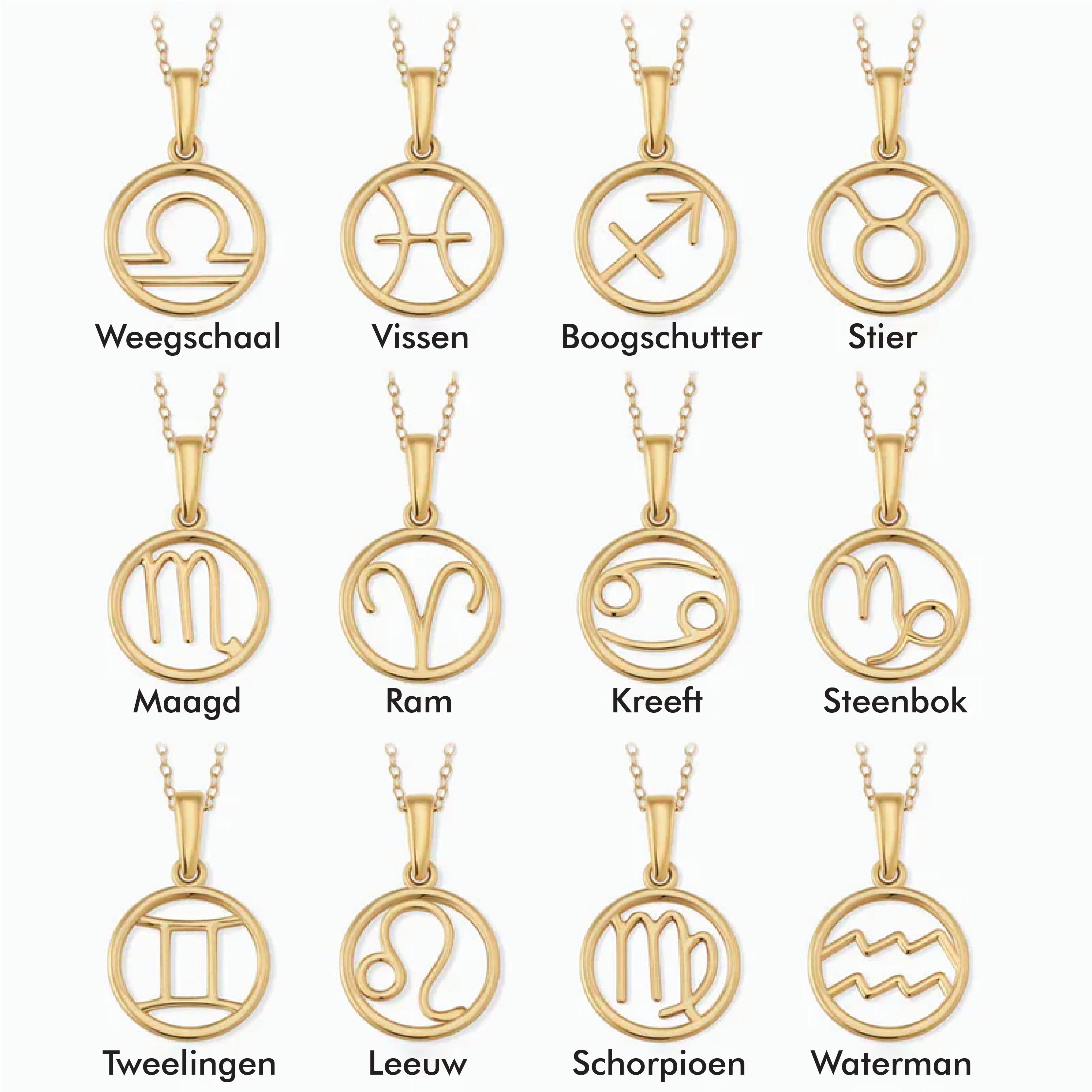 Sterrenbeeld Ketting | 18k Goud