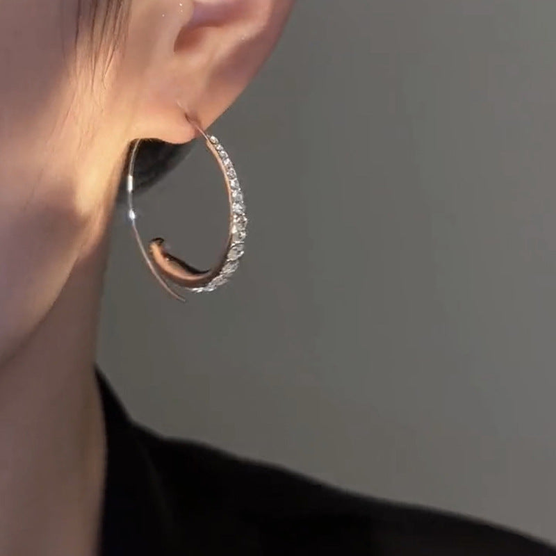 Fonkelende zirkonia-oorbellen