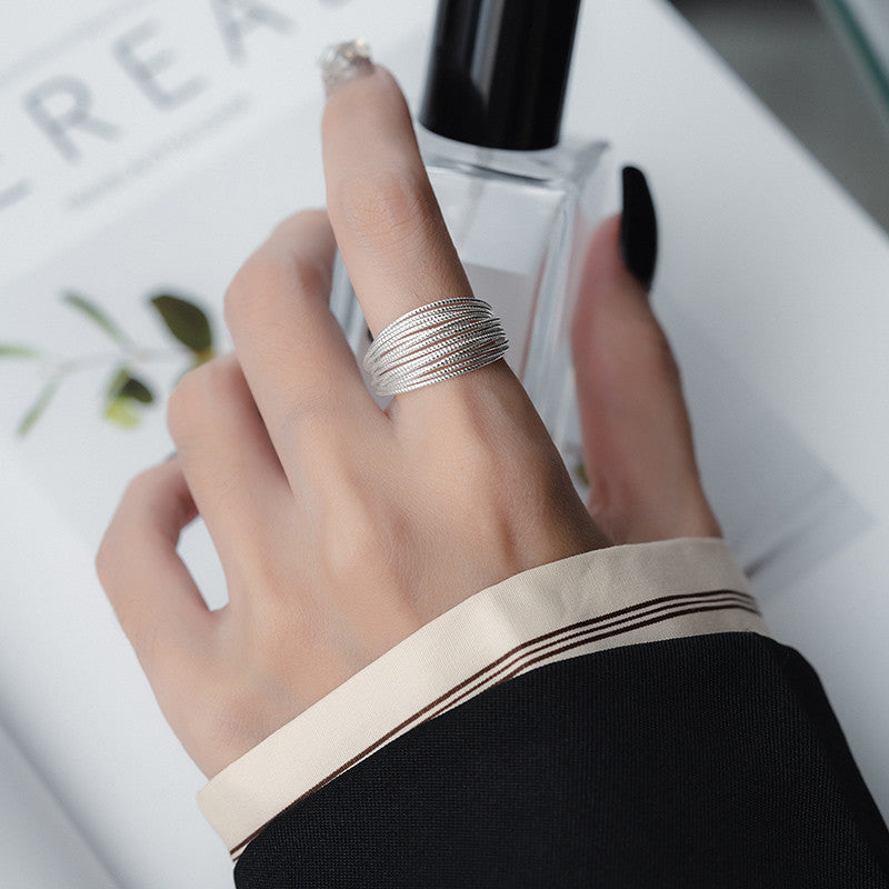 Verstelbare meerlagige draadring