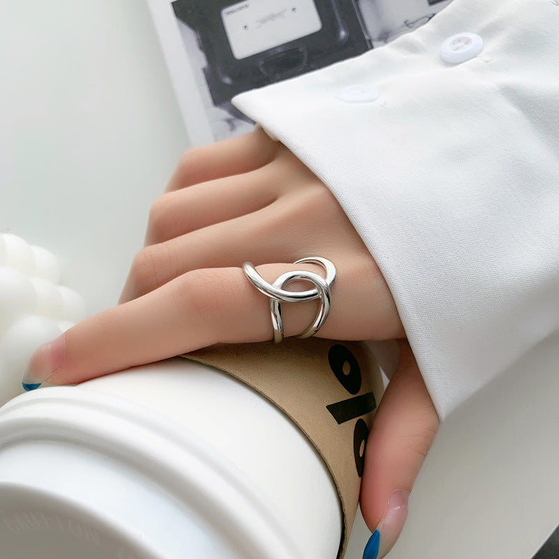 Dubbele C geknoopte lijn verstelbare ring