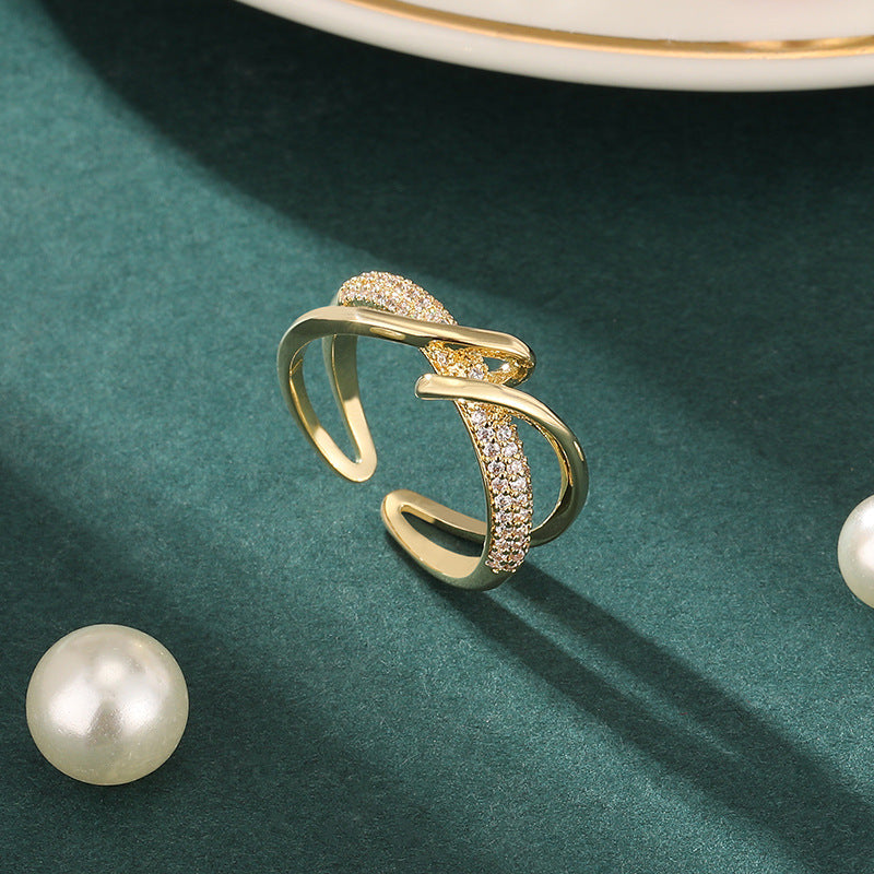 Gepersonaliseerde geometrische verstelbare ring