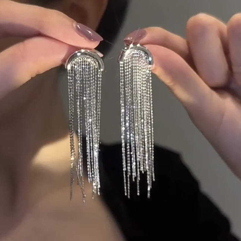 Gebogen Starlight kwastoorbellen