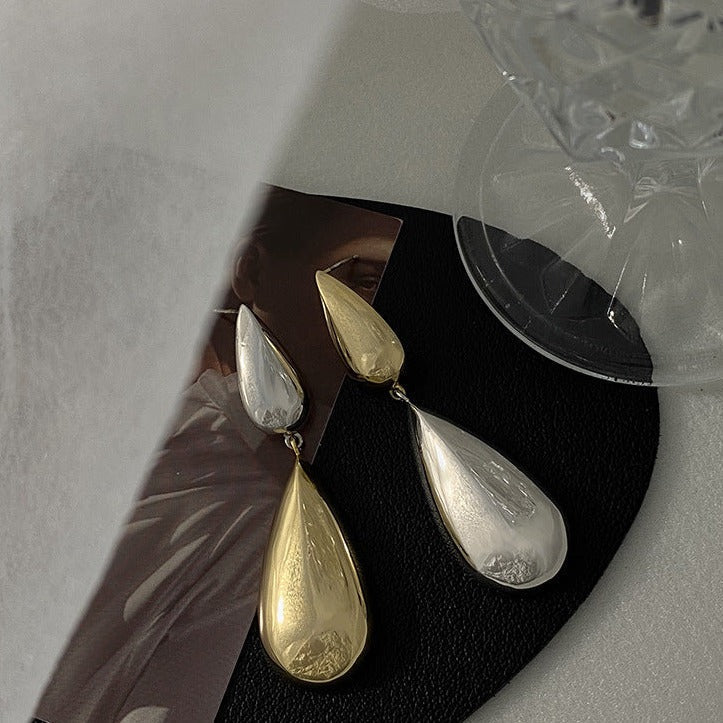 Waterdruppel Color Clash oorbellen