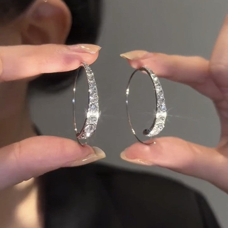 Fonkelende zirkonia-oorbellen