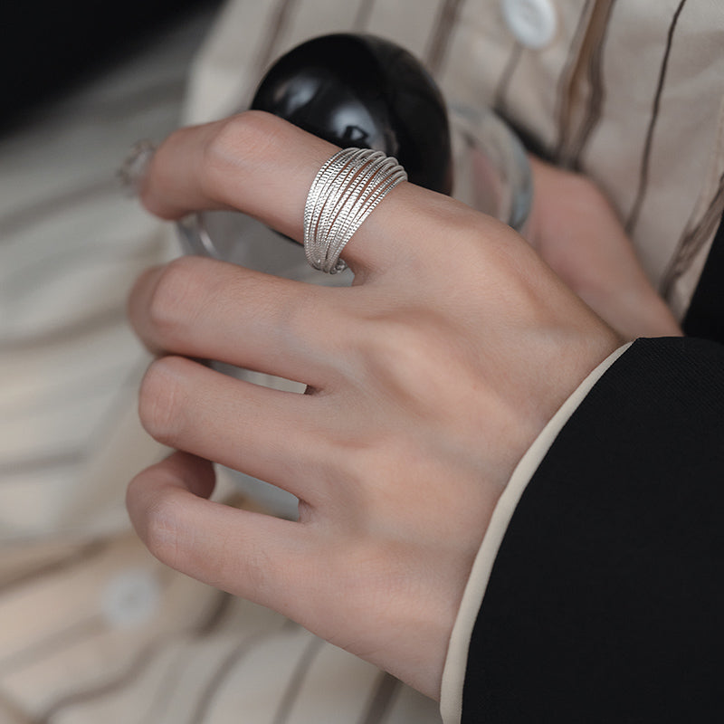 Verstelbare meerlagige draadring