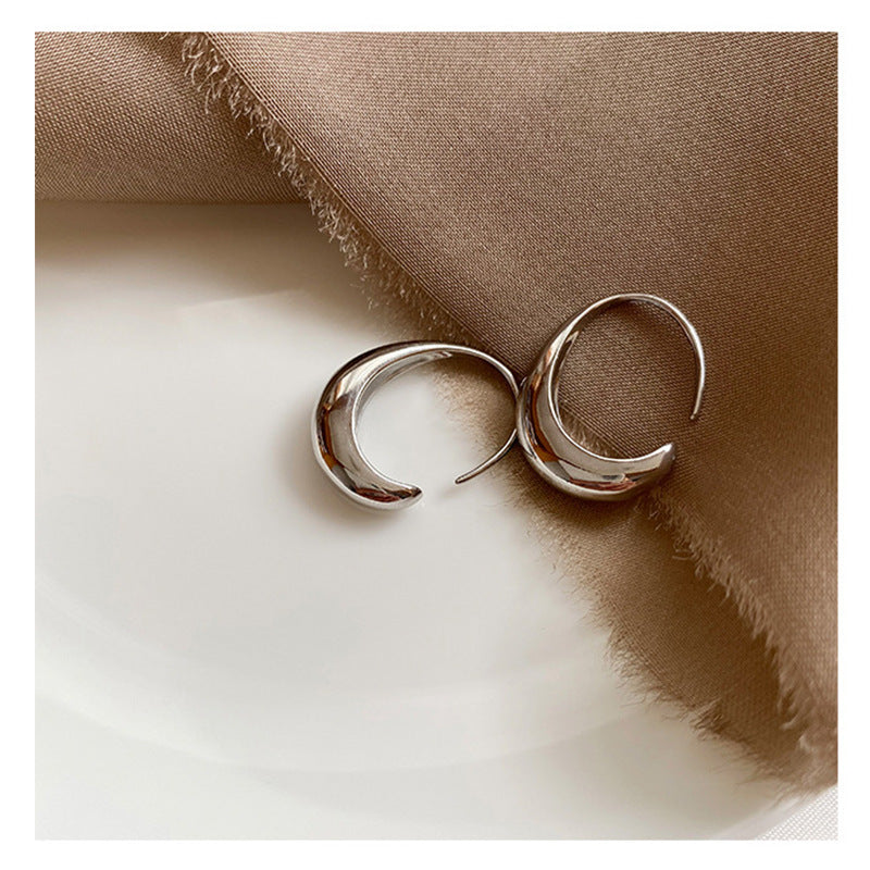 Klassieke druppel-hoepeloorbellen