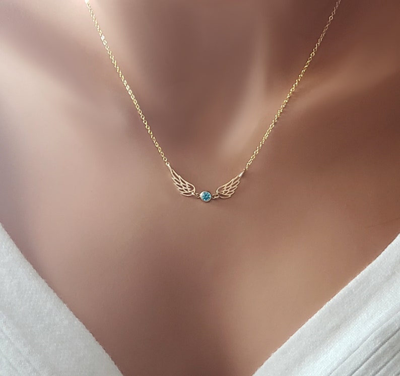 Verbonden door Liefde – Armband- & Kettingset met Engelvleugels en Geboortesteen