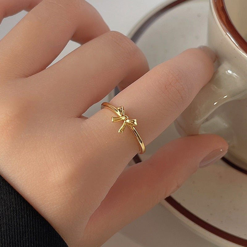Balletcharme Gouden Strikring voor Geschenk & Glamour
