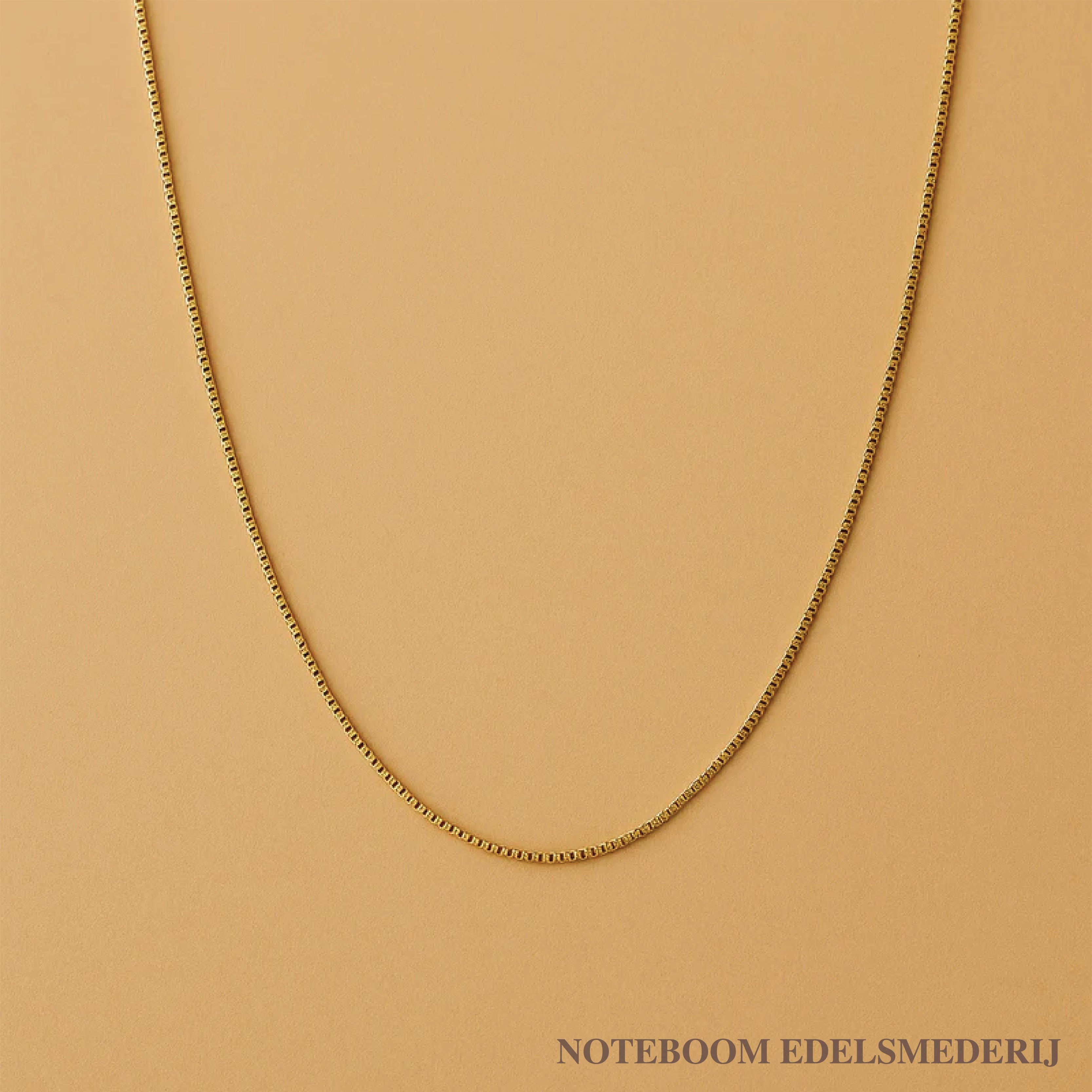 Bodega | Statement 18k Gouden Boxketting