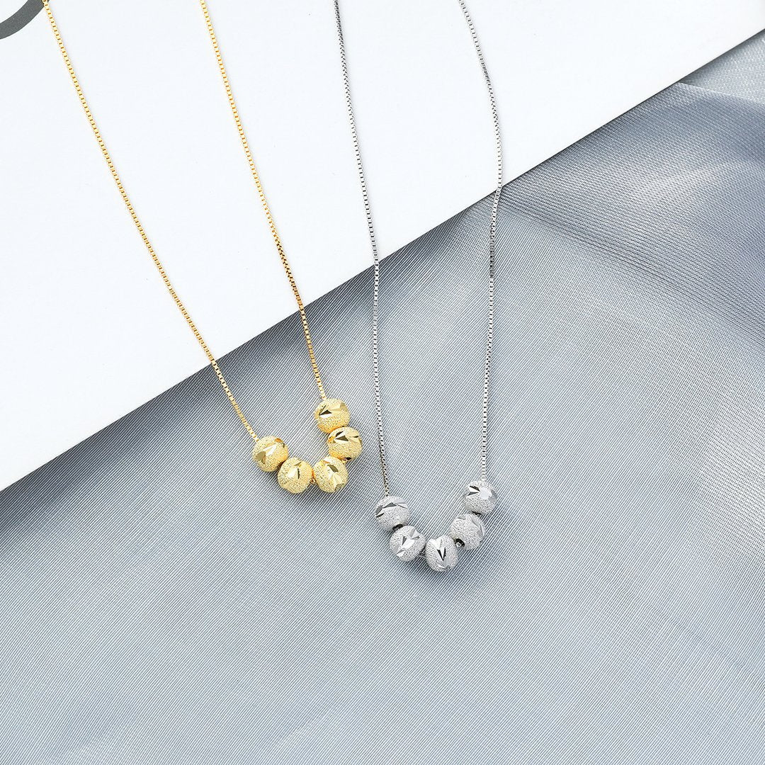 Ketting met kralen van kalmte