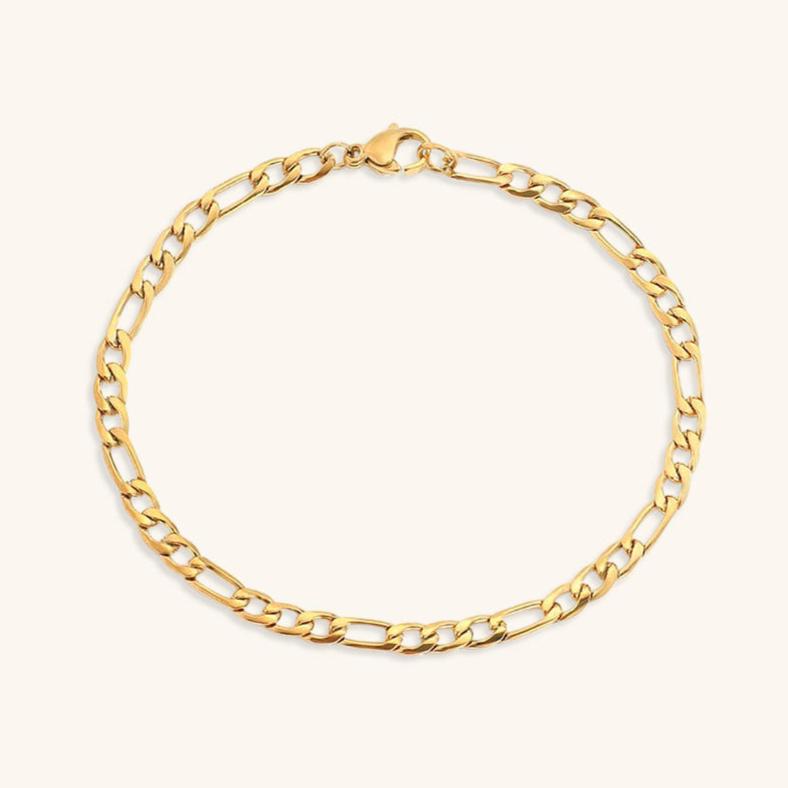 Saturnus gouden schakelarmband