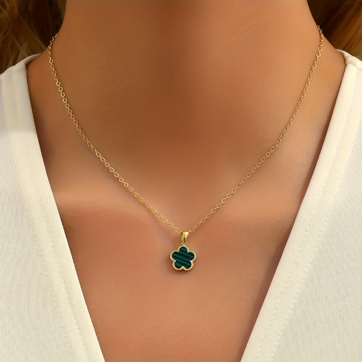 Minimalistische Bloemenketting