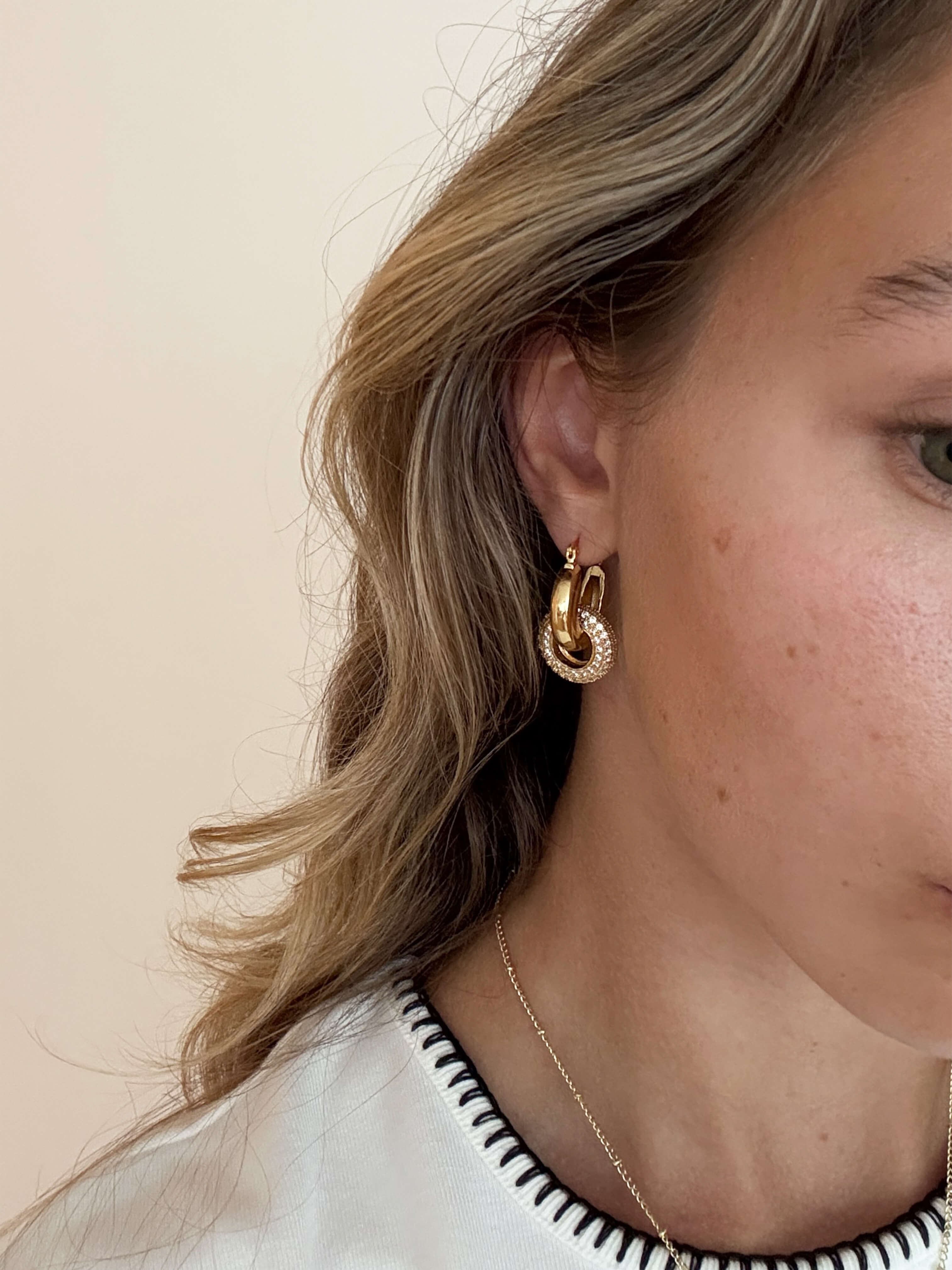 Lena Pavé oorbellen