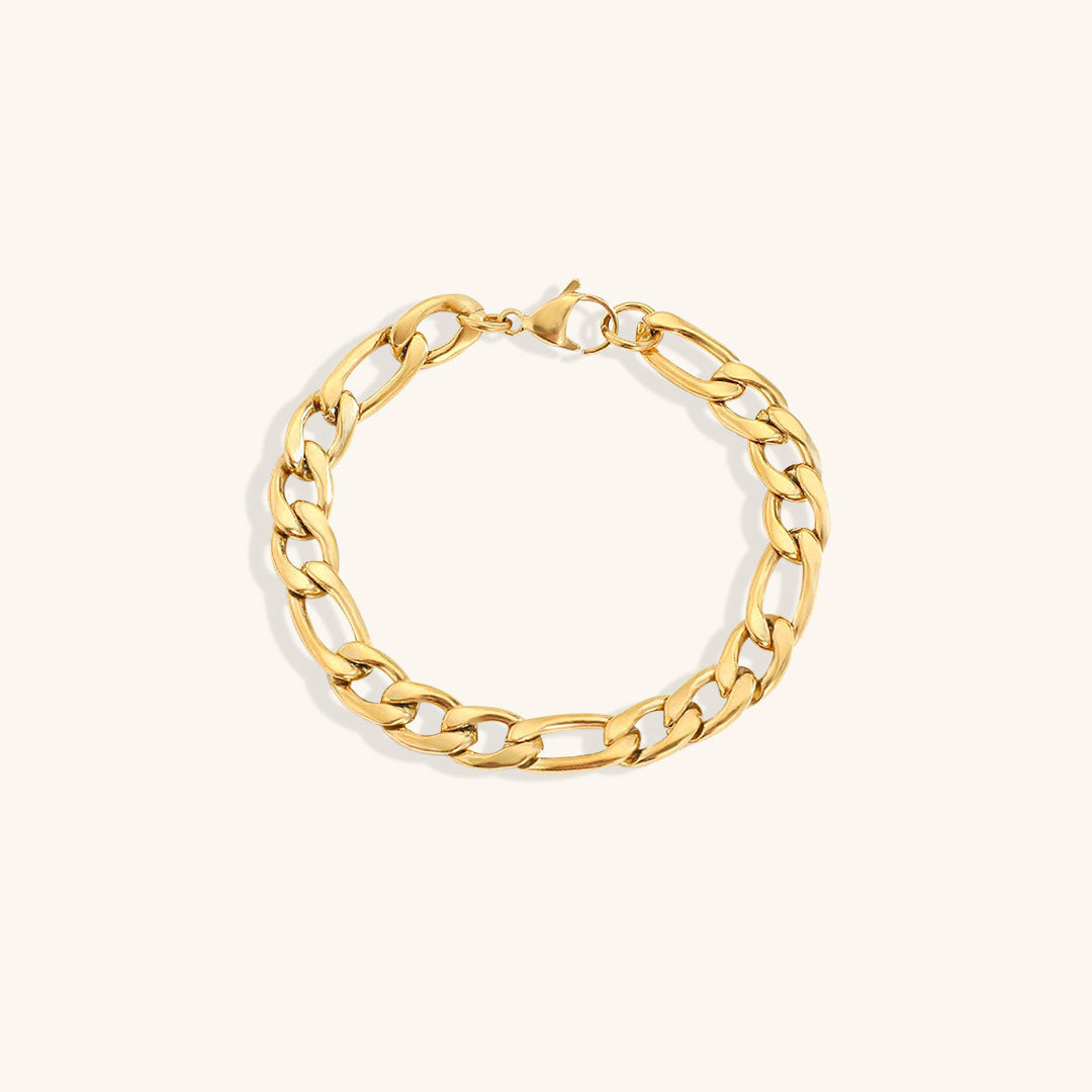 Saturnus gouden schakelarmband