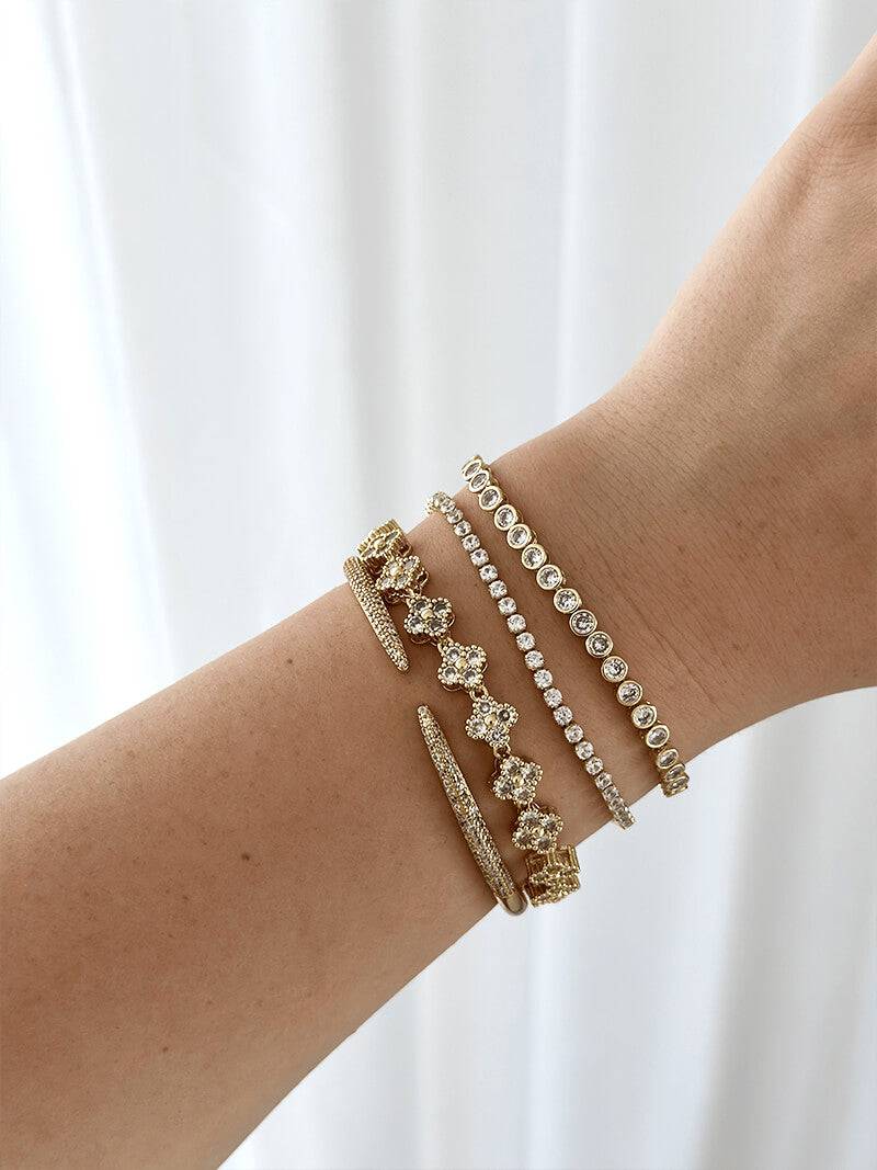 Alba Bezel tennisarmband