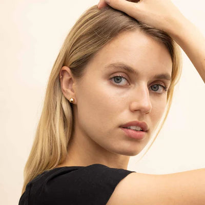 Essentiële 16k Gouden Ronde Oorknopjes