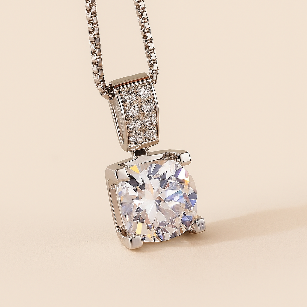 Moeiteloze Schoonheid | Elegante Zirkonia Ketting