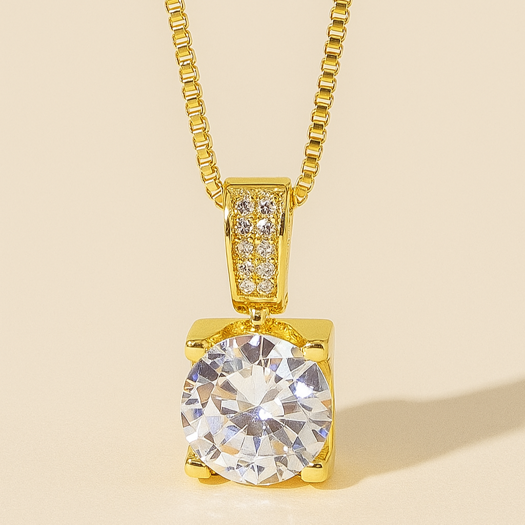 Moeiteloze Schoonheid | Elegante Zirkonia Ketting