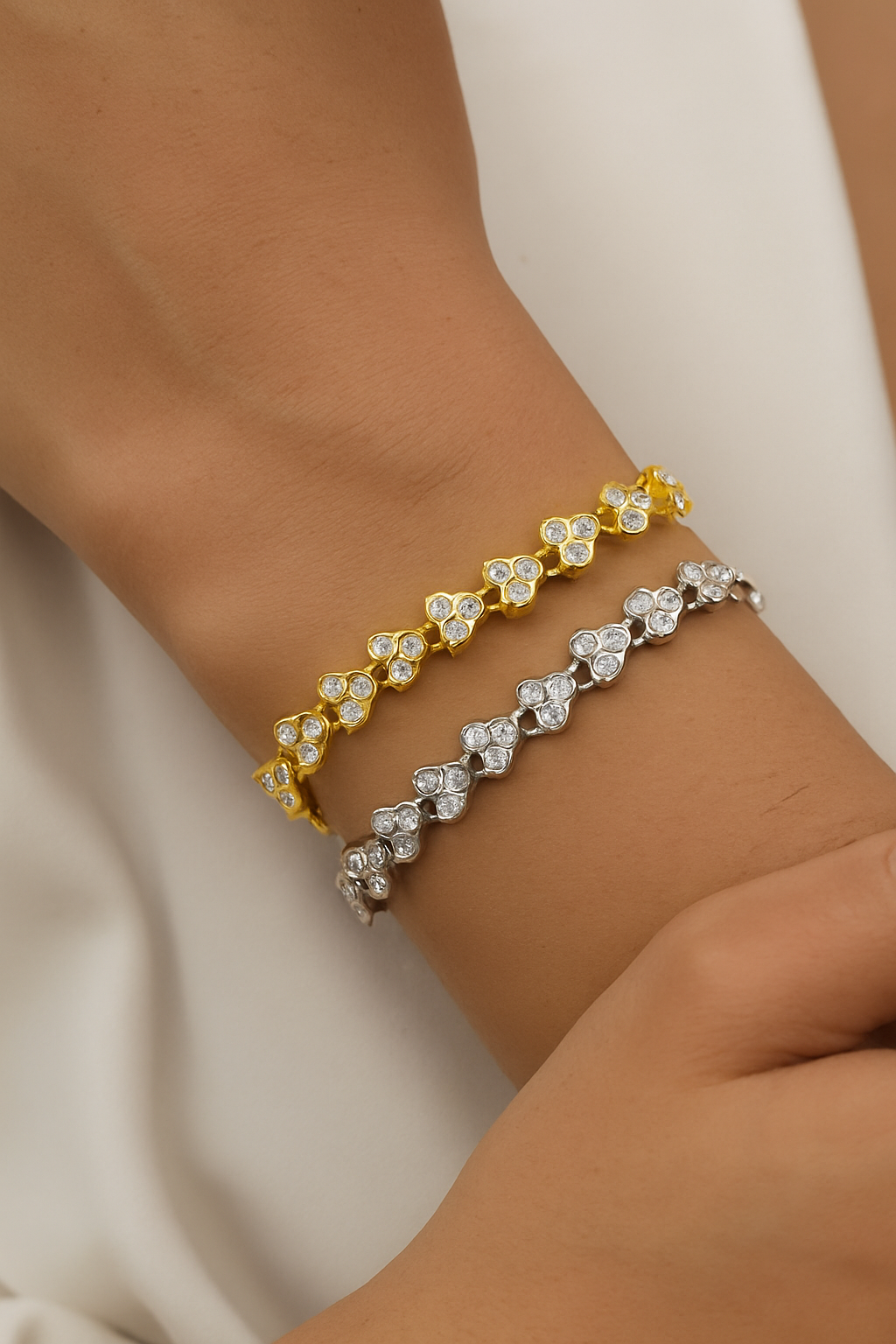 Fonkelende hart armband - Romantisch cadeau voor haar