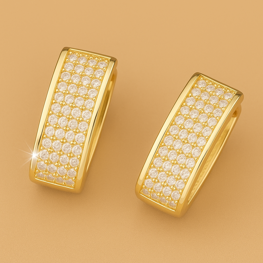 Luxe Bruids Oorknopjes – Gedurfde & Elegante Cubic Zirkonia