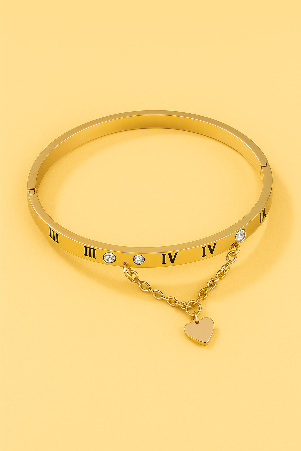 Elegante Romeinse Digitale Liefdesbedelarmband voor Vrouwen