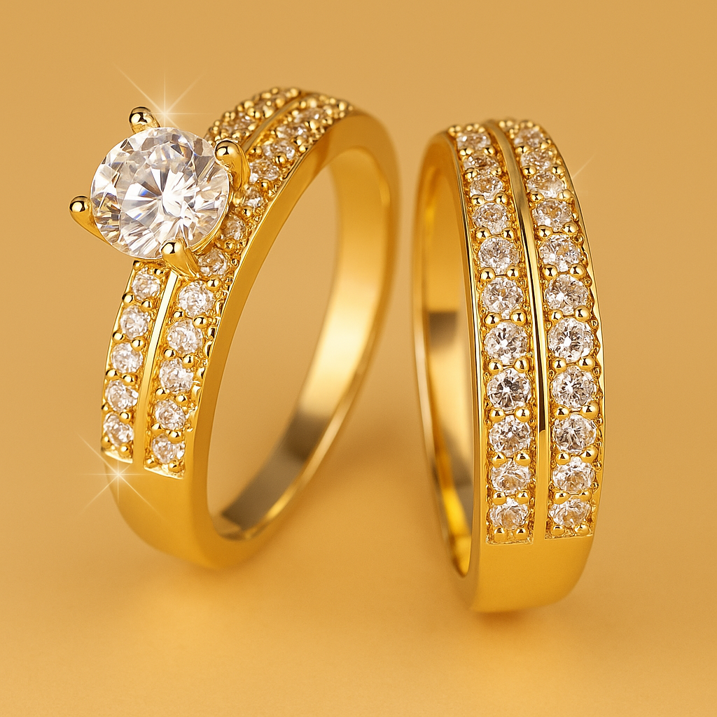 Luxe rondgeslepen zirkonia trouwring voor dames