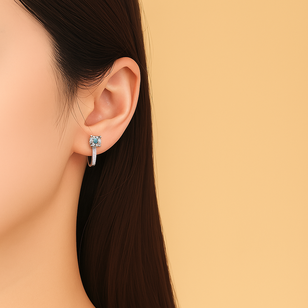 Lara Geometrische U-Vormige Oorbellen