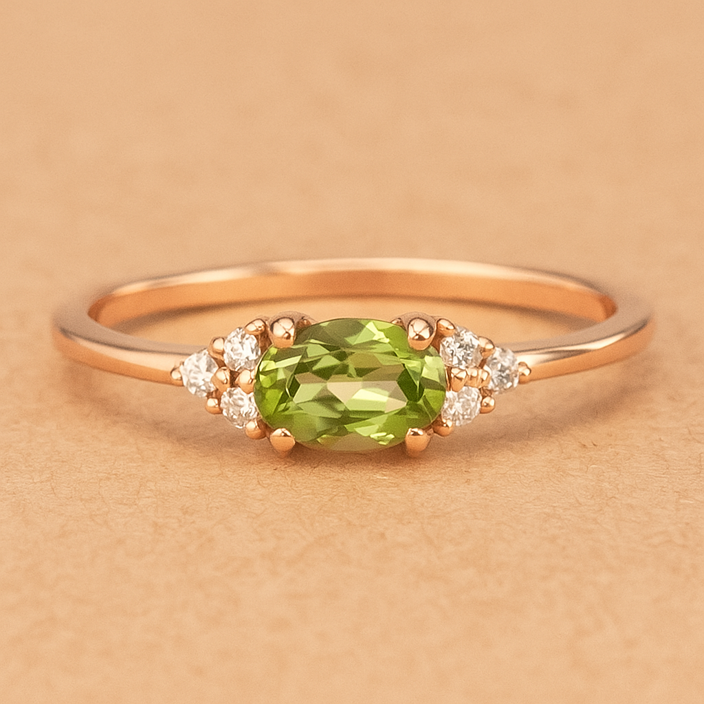 Claire Minimalistische Multi-Kleur Inleg Ring