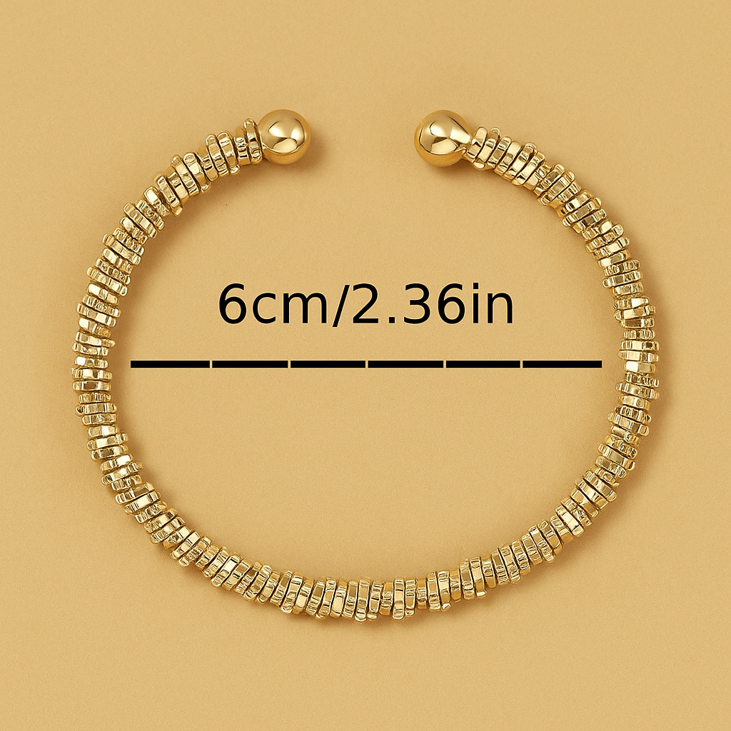 Gouden Manchetarmband voor Dames – Gotische Uitstraling