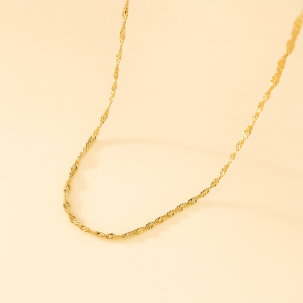 Golfglans Elegante Watergolf Ketting voor Haar