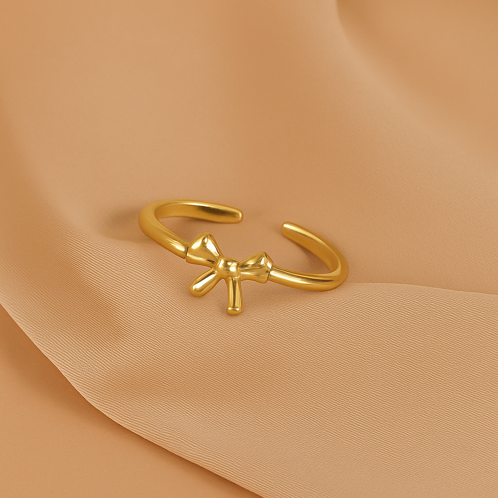 Balletcharme Gouden Strikring voor Geschenk & Glamour