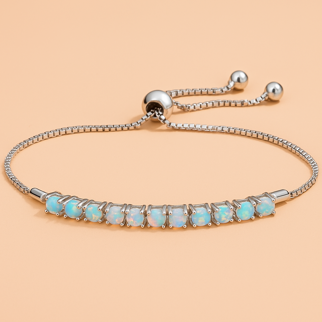 Romantische Multicolor Opaal Rekarmband