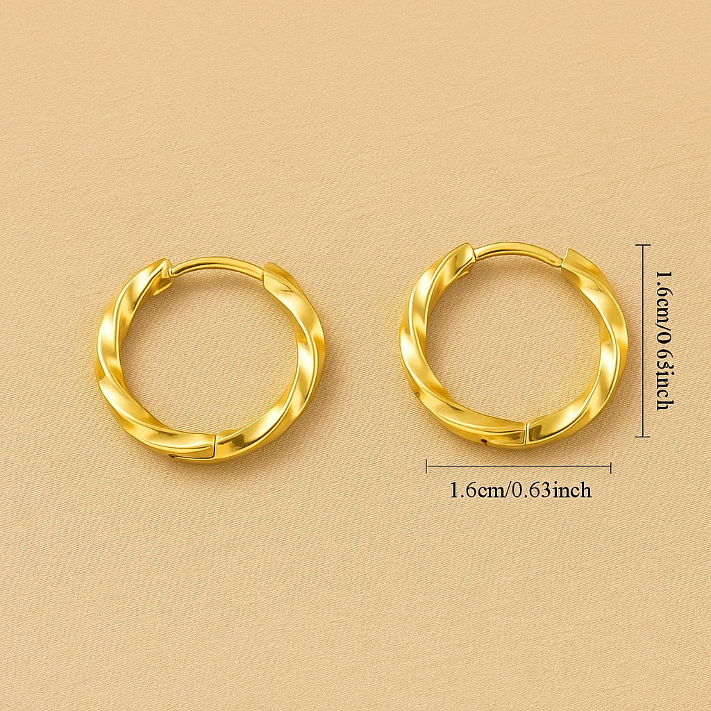 Elegante Hypoallergene Hoepels voor Haar