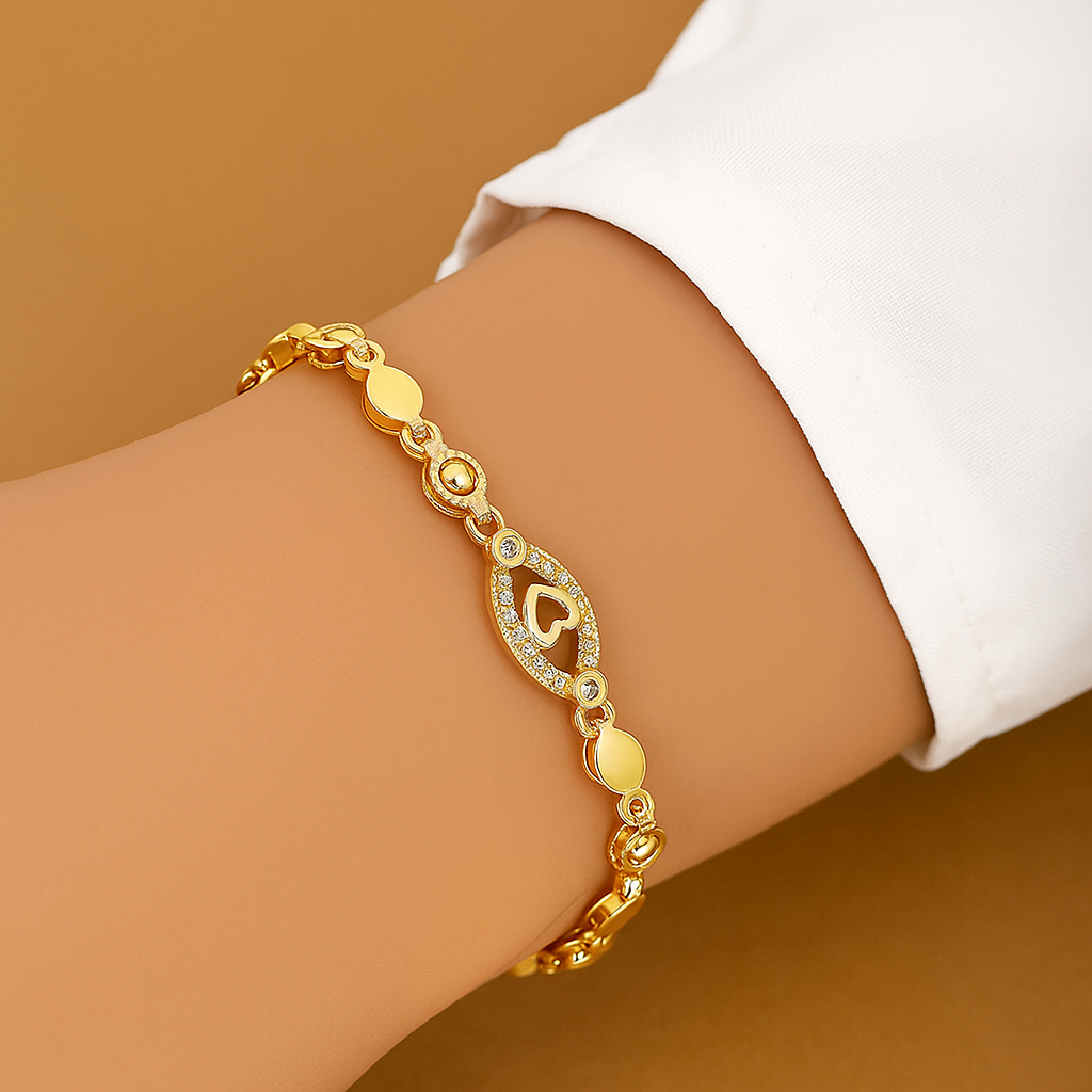 Cubic Zirkonia Hart- & Bladarmband voor Dames