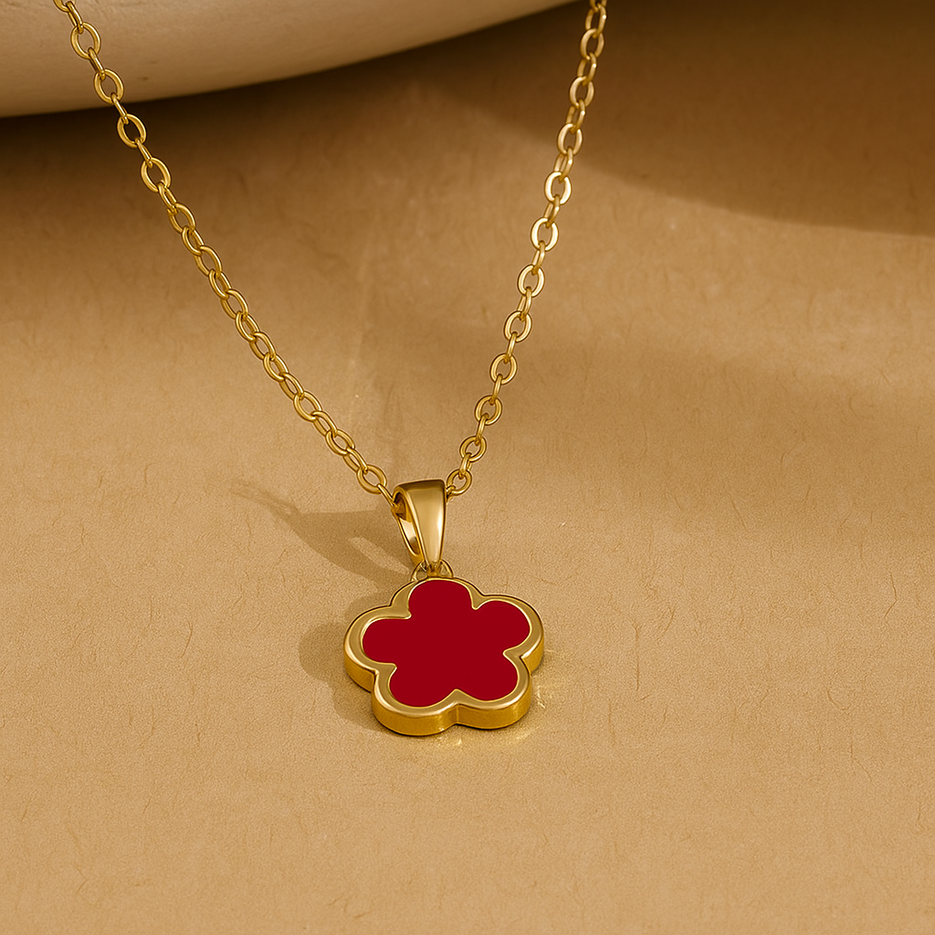 Minimalistische Bloemenketting