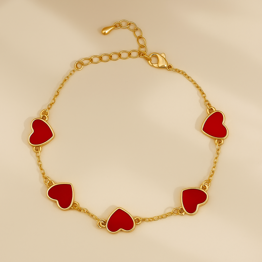 Ivy Chic Hartbedelarmband voor Vrouwen
