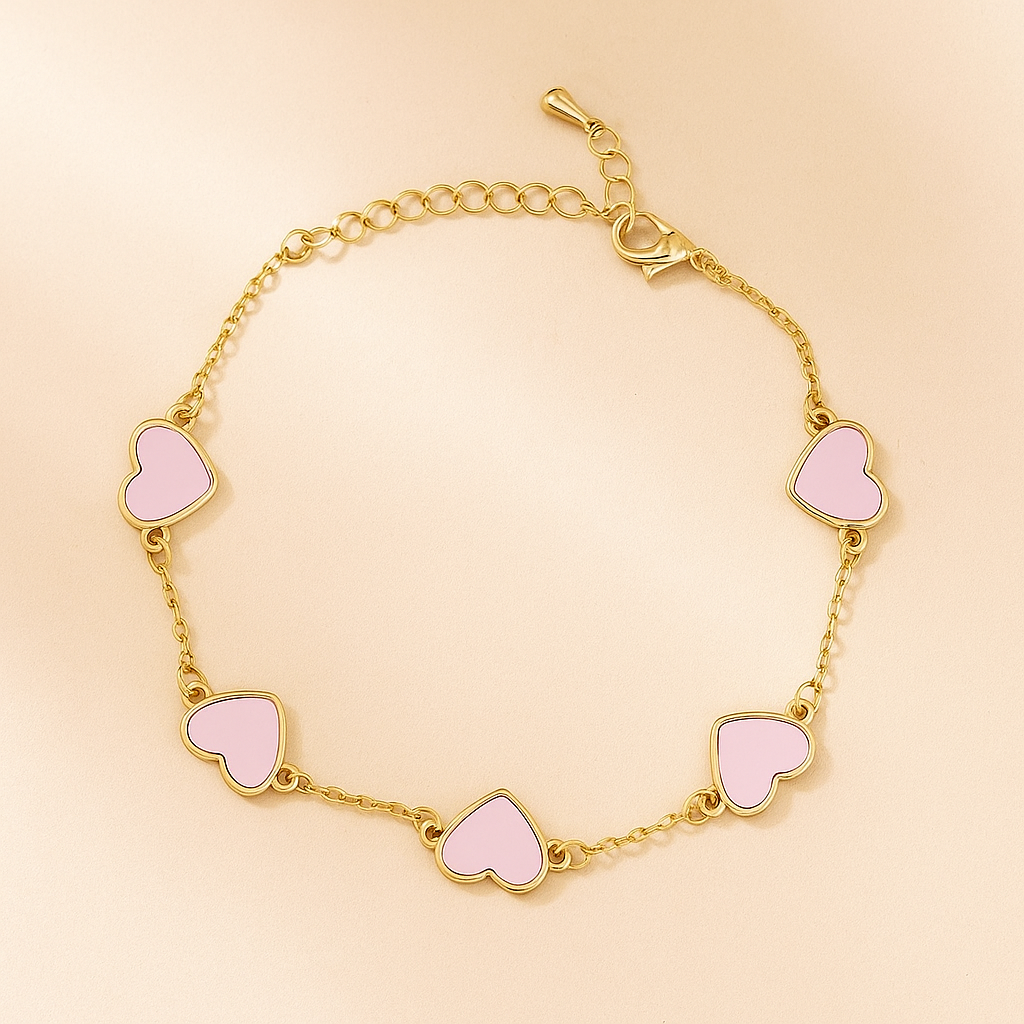 Ivy Chic Hartbedelarmband voor Vrouwen