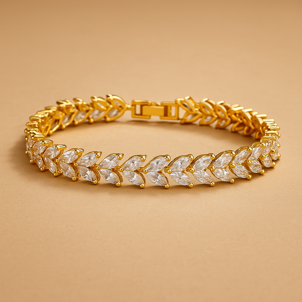 Nemorina Foliora | Elegante Armband in 18k Witgoud