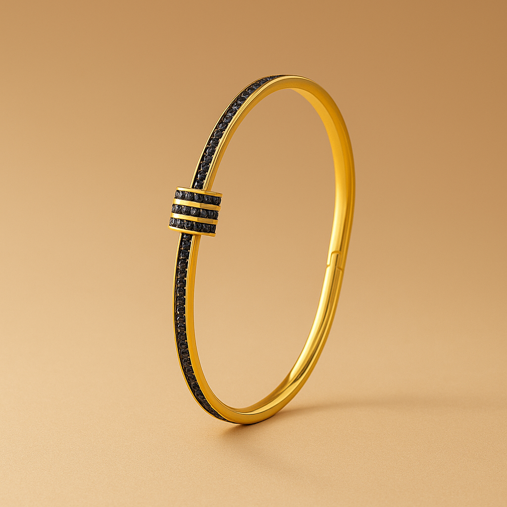 Tessandra Virelli – Groene Armband in 16k Goud