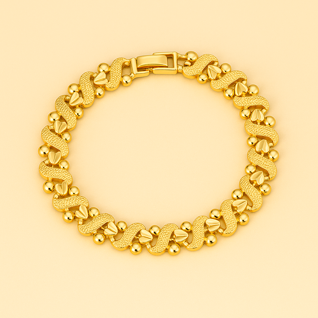 Elegante Gouden Hart Armband - Perfect Cadeau voor Haar