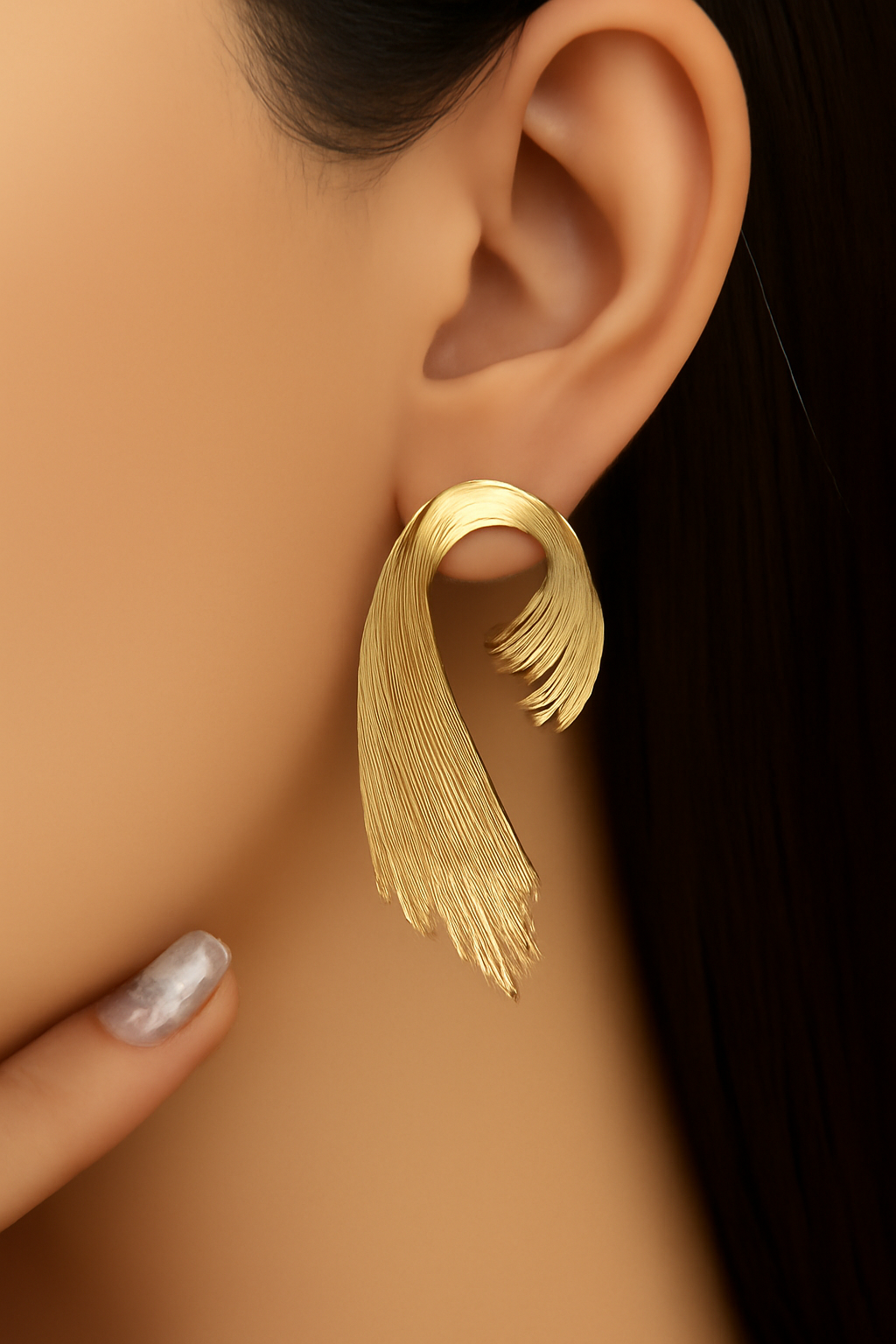 Unieke artistieke oorbellen - Elegant en opvallend