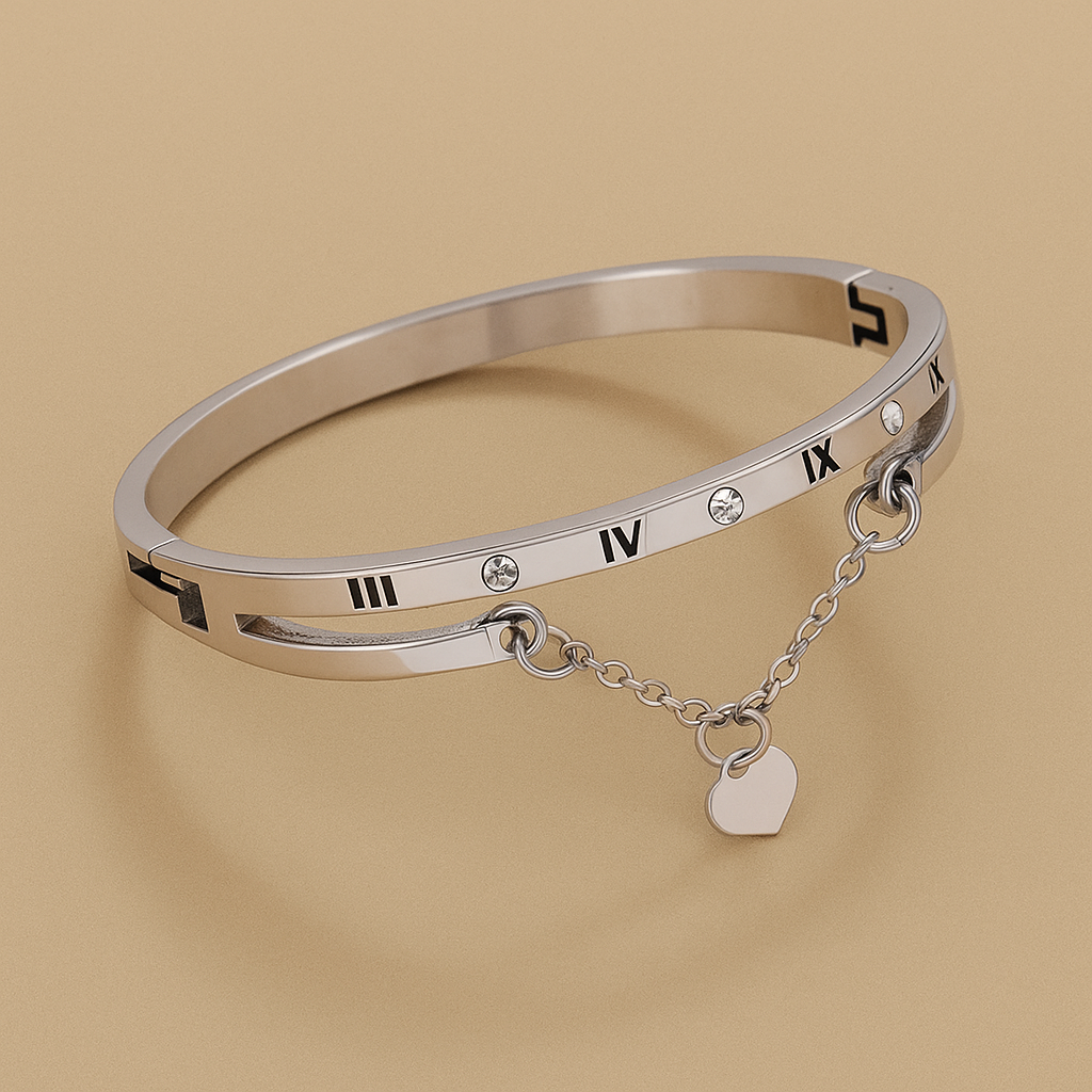 Elegante Romeinse Digitale Liefdesbedelarmband voor Vrouwen