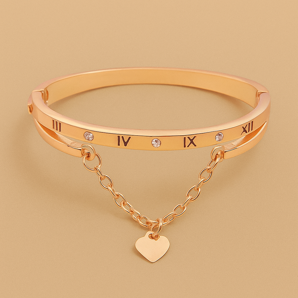 Elegante Romeinse Digitale Liefdesbedelarmband voor Vrouwen