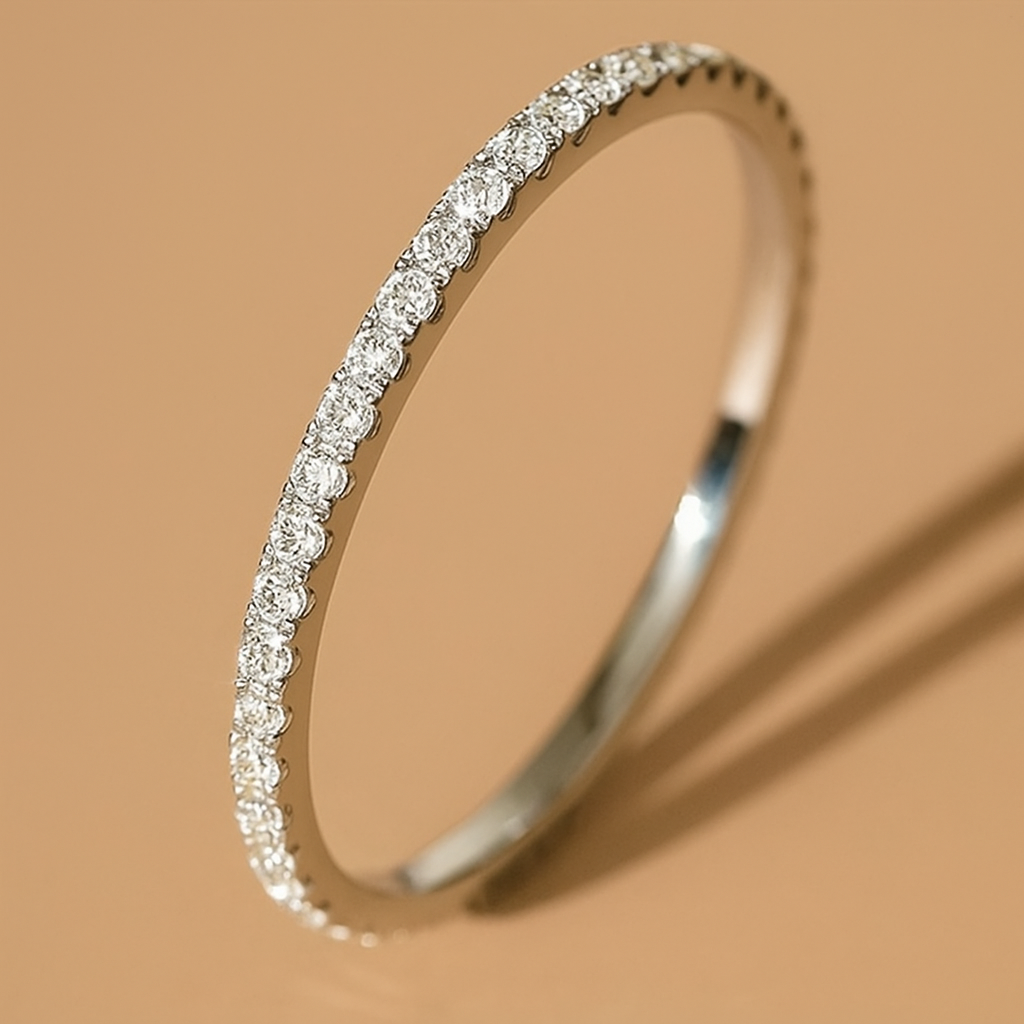 Damesring van 925 Zilver met Synthetische Zirkonia – Elegant Design