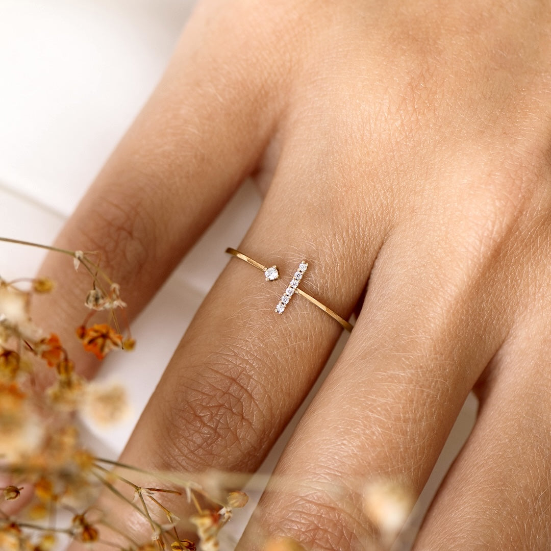 Vergulde Girl Gang Vriendschapsring