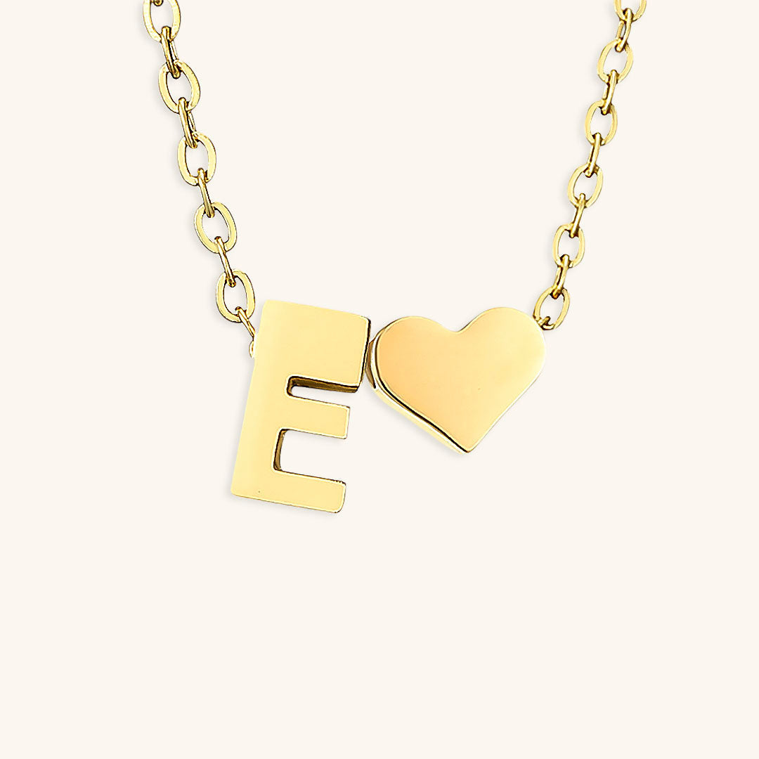 Ria Initiaal Letter Gouden Ketting